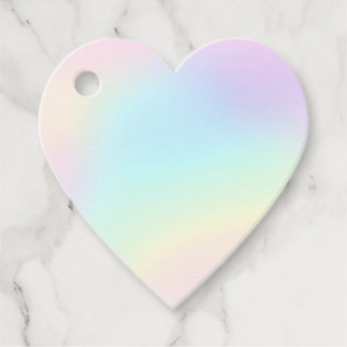 Pastel Rainbow Aesthetic Birthday Party Favor Tags Zazzle Com