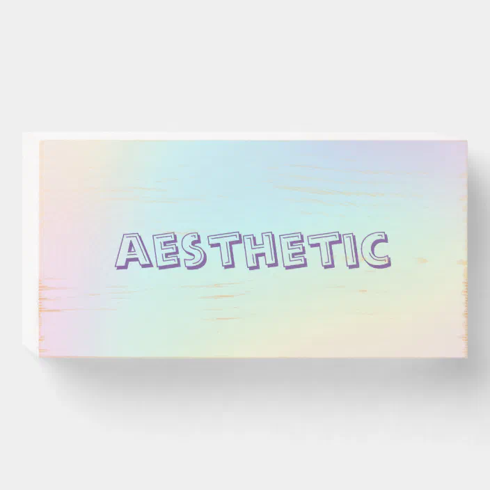 Pastel Rainbow Aesthetic Birthday Party Wooden Box Sign Zazzle Com