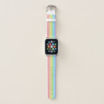Pastel Rainbow Apple Watch Band at Zazzle