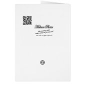 Pastel Rainbow Baby Announcemt card- customize (Back)