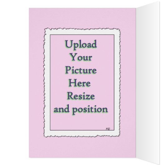 Pastel Rainbow Baby Announcemt card- customize (Inside (Left))