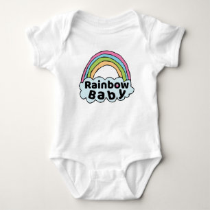 Pastel Rainbow Baby Birth Blessing Birth Miracle Bodysuit
