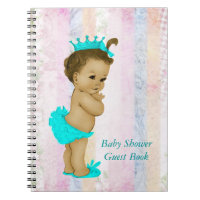 Pastel Rainbow Baby Shower Guest Book