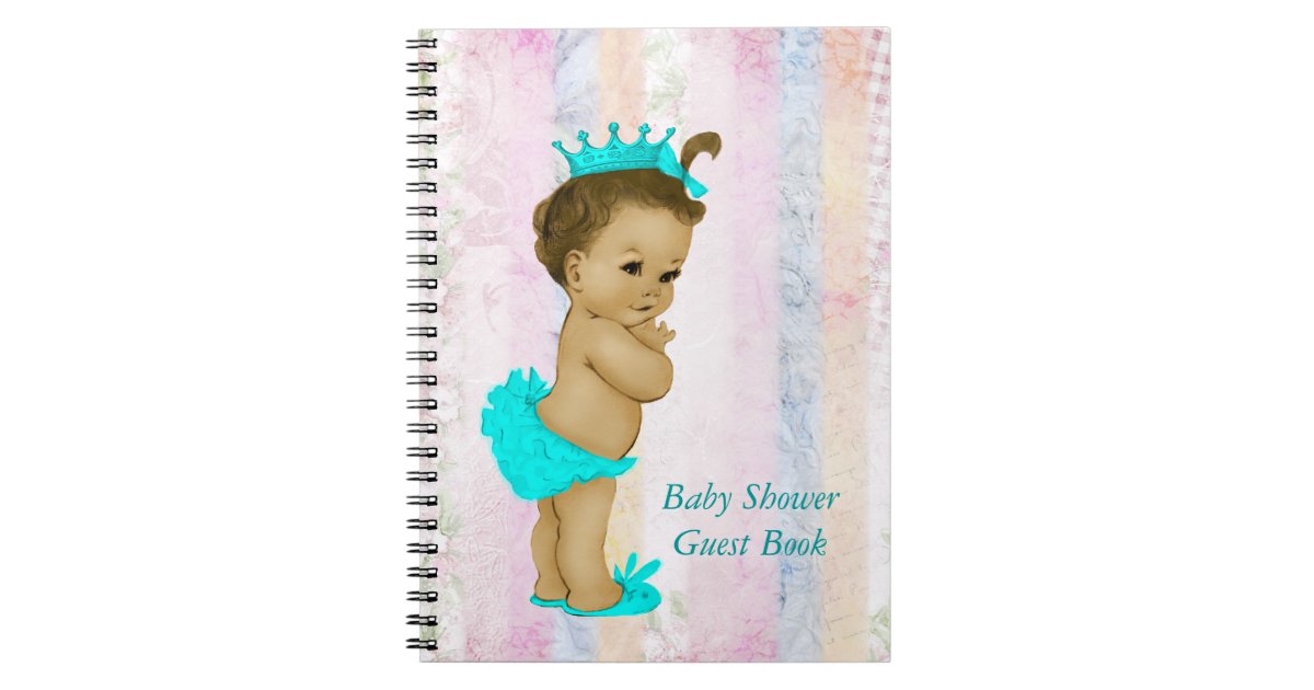 Pastel Rainbow Baby Shower Guest Book Zazzle