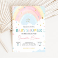 Pastel Rainbow Baby Shower 
