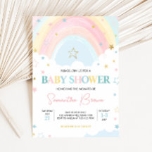 Pastel Rainbow Baby Shower 
