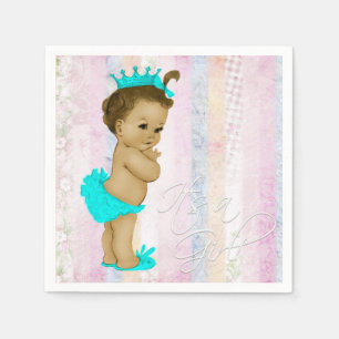 Pastel Rainbow Baby Shower Napkins