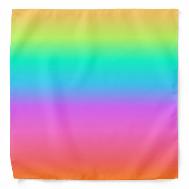Pastel Rainbow Bandana (Front)