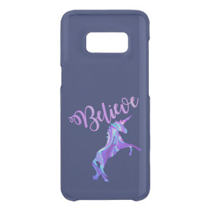 Pastel Rainbow Believe In Unicorns Uncommon Samsung Galaxy S8 Case