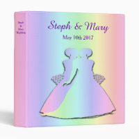 Pastel Rainbow Brides - Lesbian Wedding Album