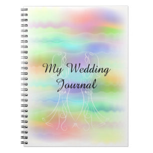 Pastel Rainbow Brides Wedding Journal