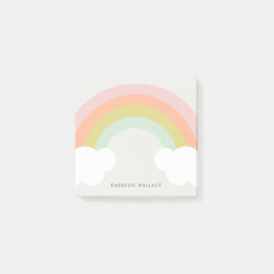 Pastel Rainbow Cloud Cute Post-it Notes