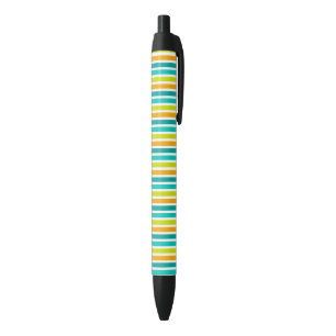 Pastel Rainbow Colorful Stars Black Starry Night Pen