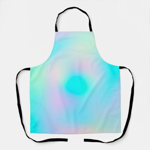 Pastel Rainbow Colors Abstract Blur Gradient Ombre Apron