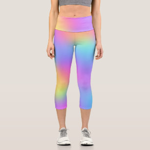 Rainbow Leggings Women, Rainbow Gradient Leggings