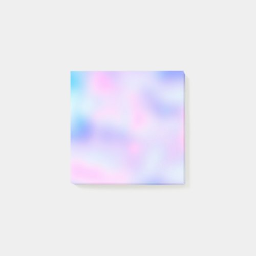 Pastel Rainbow Colors Abstract Blur Gradient Ombre Post_it Notes