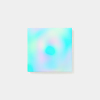 Pastel Rainbow Colors Abstract Blur Gradient Ombre Post-it Notes