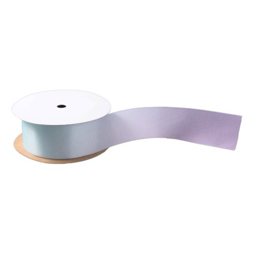 Pastel Rainbow Colors Abstract Blur Gradient Ombre Satin Ribbon