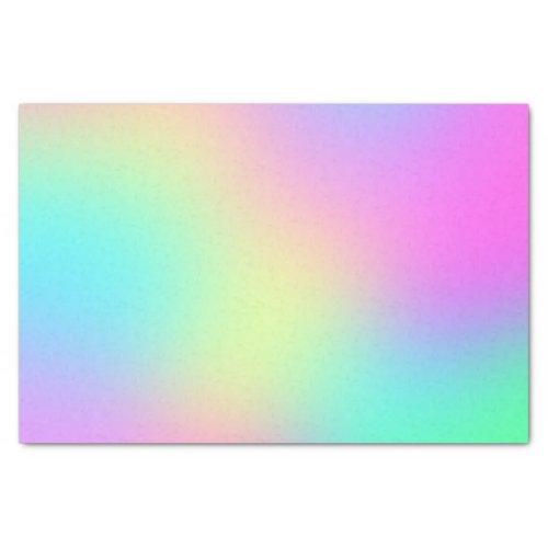Pastel Rainbow Colors Abstract Blur Gradient Ombre Tissue Paper
