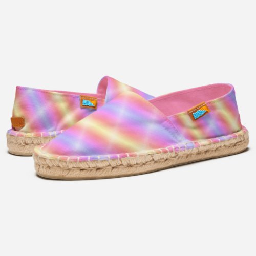 Pastel Rainbow Colors Espadrilles