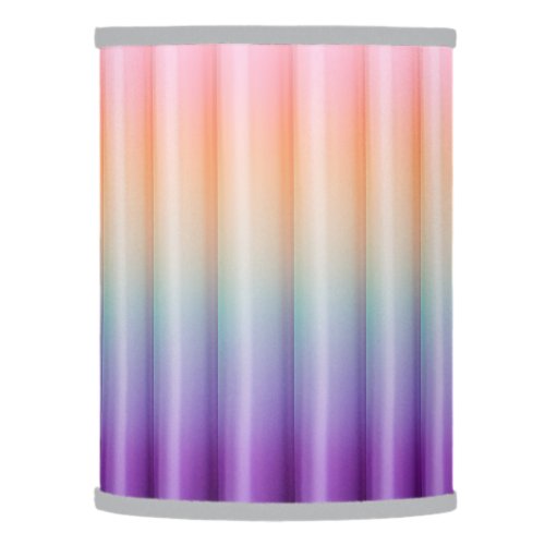 Pastel Rainbow Columns Lamp Shade