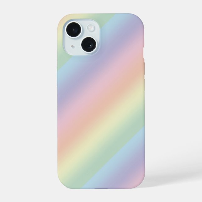 Pastel Rainbow Design Iphone Case (Back)