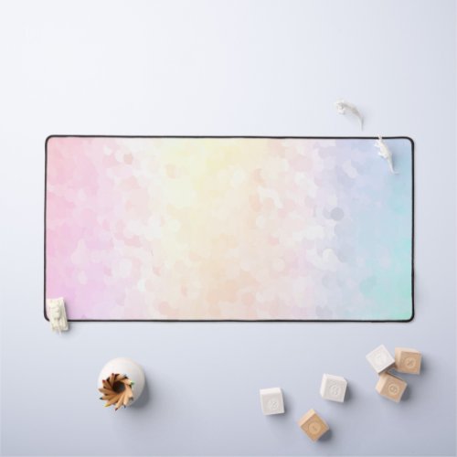 Pastel Rainbow  Desk Mat