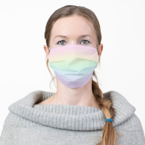 Pastel Rainbow Face Mask