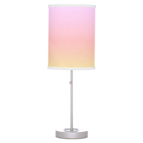 Pastel Rainbow Faded Table Lamp