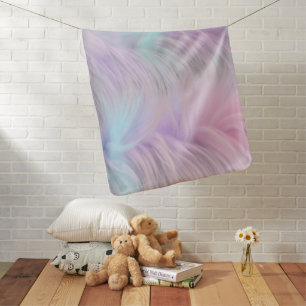 Pastel Rainbow Fur Baby Blanket