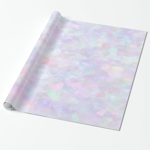 Pastel Rainbow Glitter Wrapping Paper