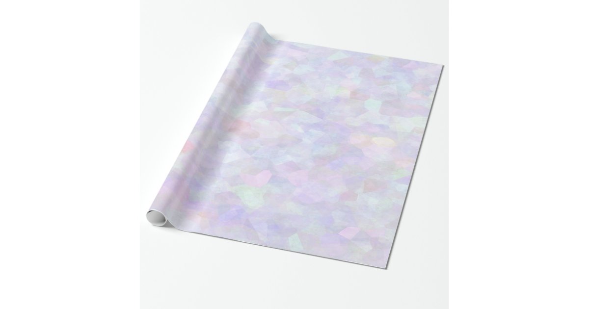 Pastel Rainbow Glitter Wrapping Paper Zazzle