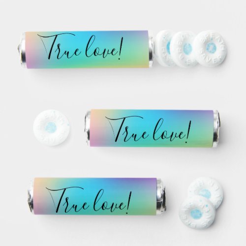 Pastel Rainbow Gradient  Breath Savers Mints