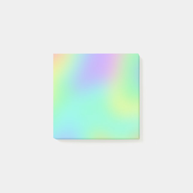 Pastel Rainbow Gradient Notes (Front)