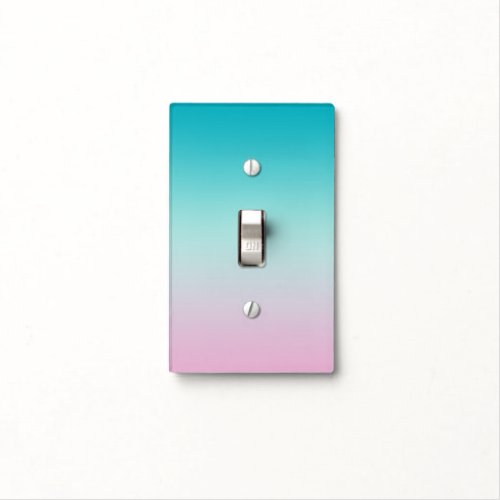 Pastel Rainbow Gradient Ombre Light Switch Cover