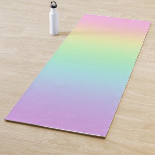 Pastel Rainbow Gradient Yoga Mat