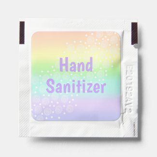 Pastel Rainbow Hand Sanitizer Packet