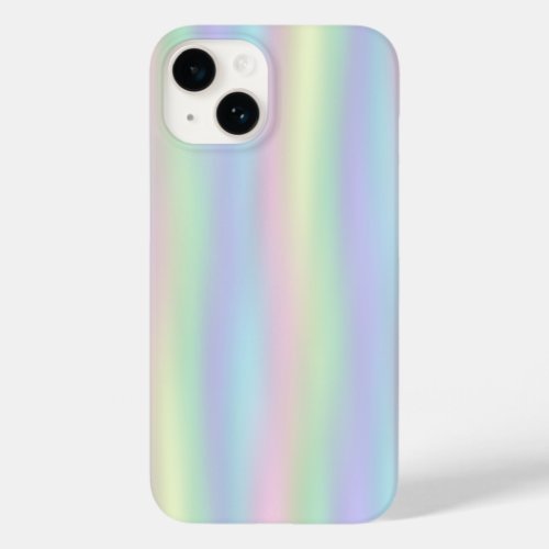 Pastel Rainbow Holographic  Custom Phone Case