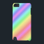 Pastel Rainbow i-Pod Case<br><div class="desc">Add text to this beautiful colorful rainbow i-Pod Case.</div>