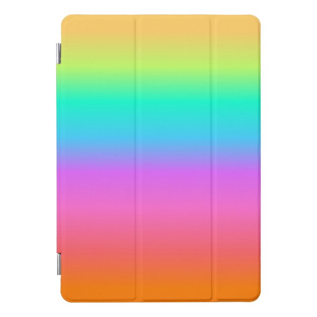 Pastel Rainbow iPad Cover (Front)