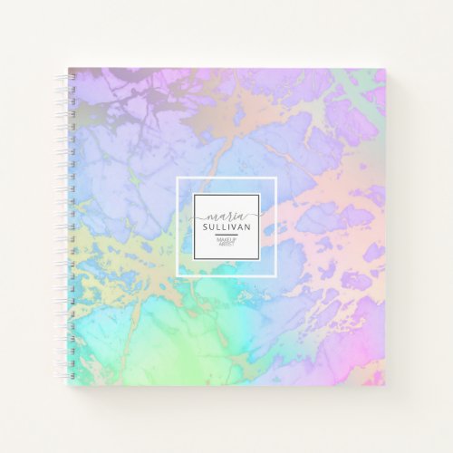Pastel Rainbow Islands Abstract ID798 Notebook