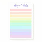 Pastel Rainbow List - Custom Name