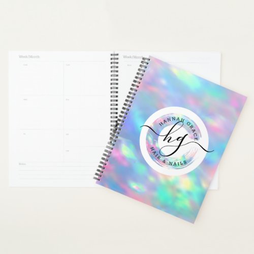 Pastel Rainbow Logo Personalized Appointment Planner