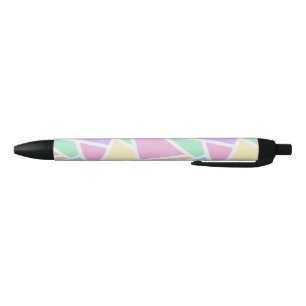 Pastel rainbow mosaic pattern pen