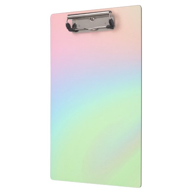 Pastel Rainbow of Color Clipboard (Left)