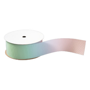 Pastel Rainbow of Color Grosgrain Ribbon
