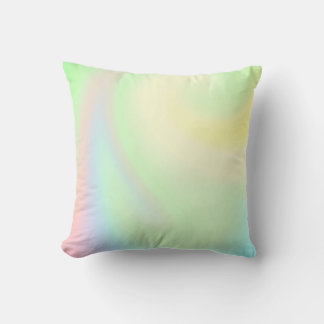 Pastel Rainbow of Color Outdoor Pillow