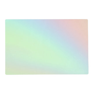 Pastel Rainbow of Color Placemat