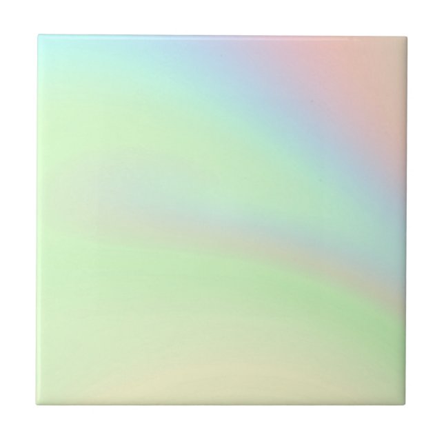 Pastel Rainbow of Color Tile (Front)
