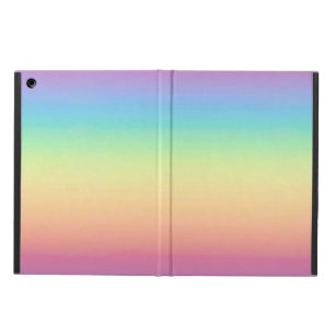 Pastel Rainbow Ombre Cover For iPad Air